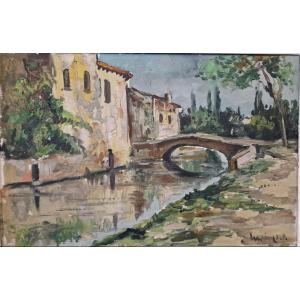Robert Lp Lavoine L.p. (1916–1999) -- Riverbanks Of Villiers-sur-morin