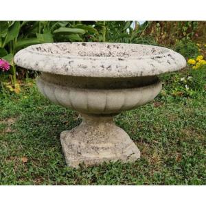 Medici Vases Made Of Reconstituted Stone. 20th Century