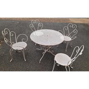 Wrought-iron Garden Furniture Set