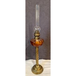 Large 19th-century Kerosene Lamp