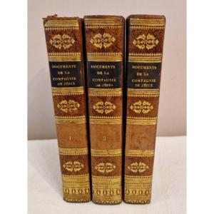 Documents de la compagnie de jésus XIXe - 3 volumes