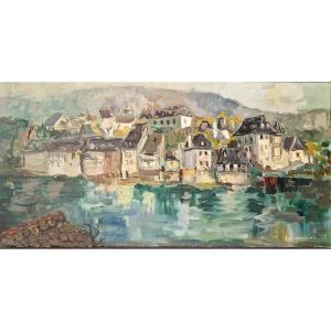 Argentat sur Dordogne Par Jean Gerard Carrère (1922- 2015)