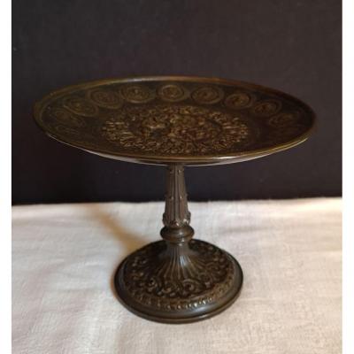 Coupe centre de table En Bronze  De Achille Dubray