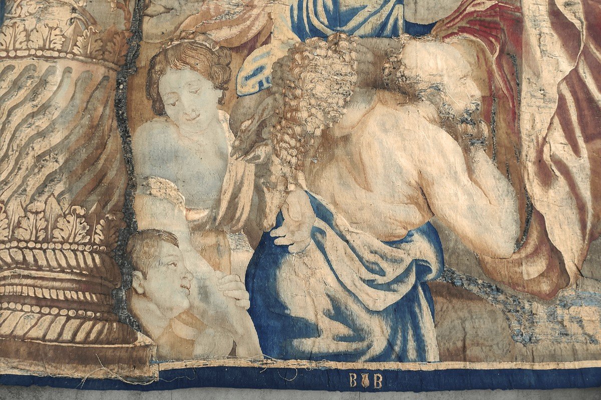 A Tapestry Made Around 1650 By Francois Van Den Hecke In Brussels-photo-2