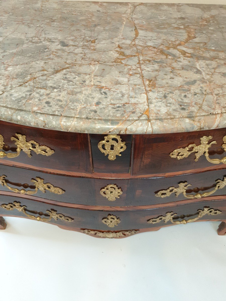 Commode Louis XV / Regency Style. Adrian Fleury (1721-1774). Paris.-photo-3