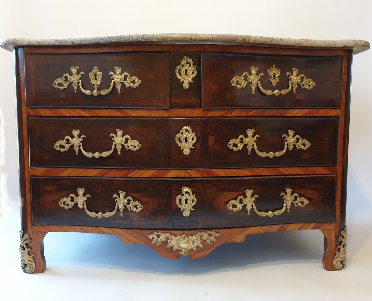 Commode Louis XV / Regency Style. Adrian Fleury (1721-1774). Paris.