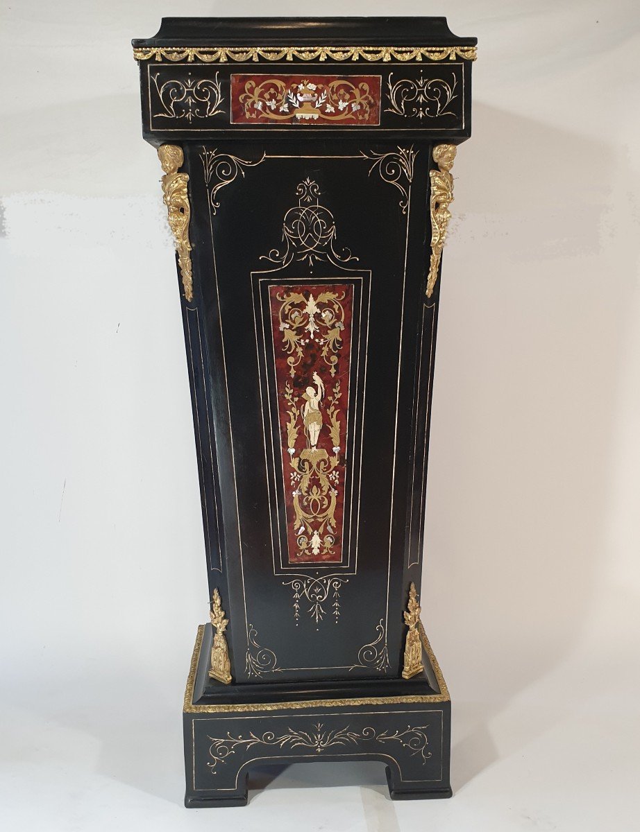 Boulle Column 19th Century.