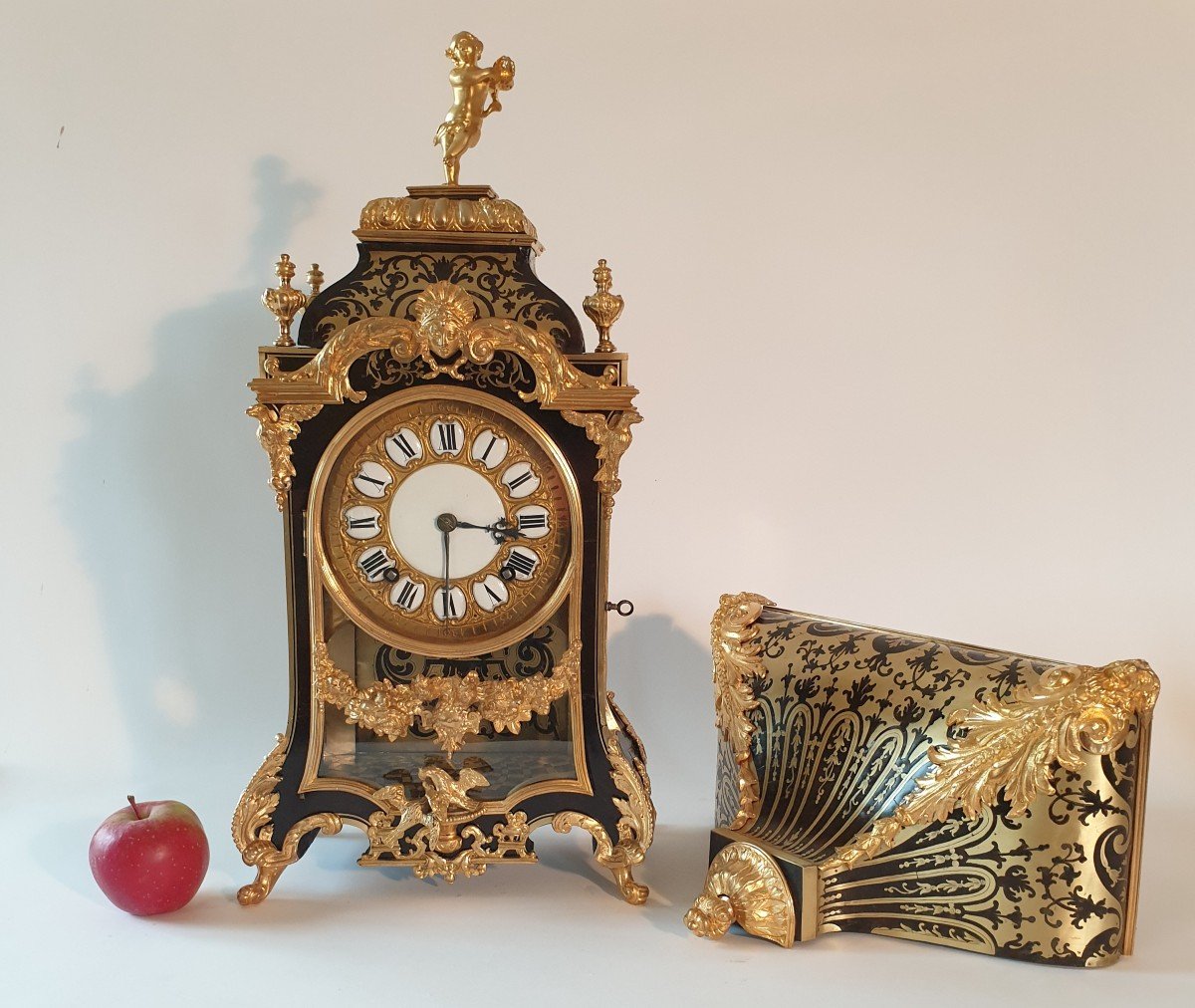Boulle Clock, Early 18th Century, Terrier A Paris. 