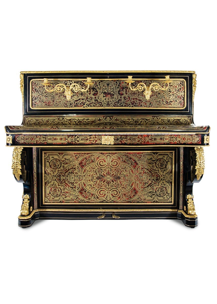 Good Deal. Piano Boulle, Karol Gumowski Around 1860.-photo-2