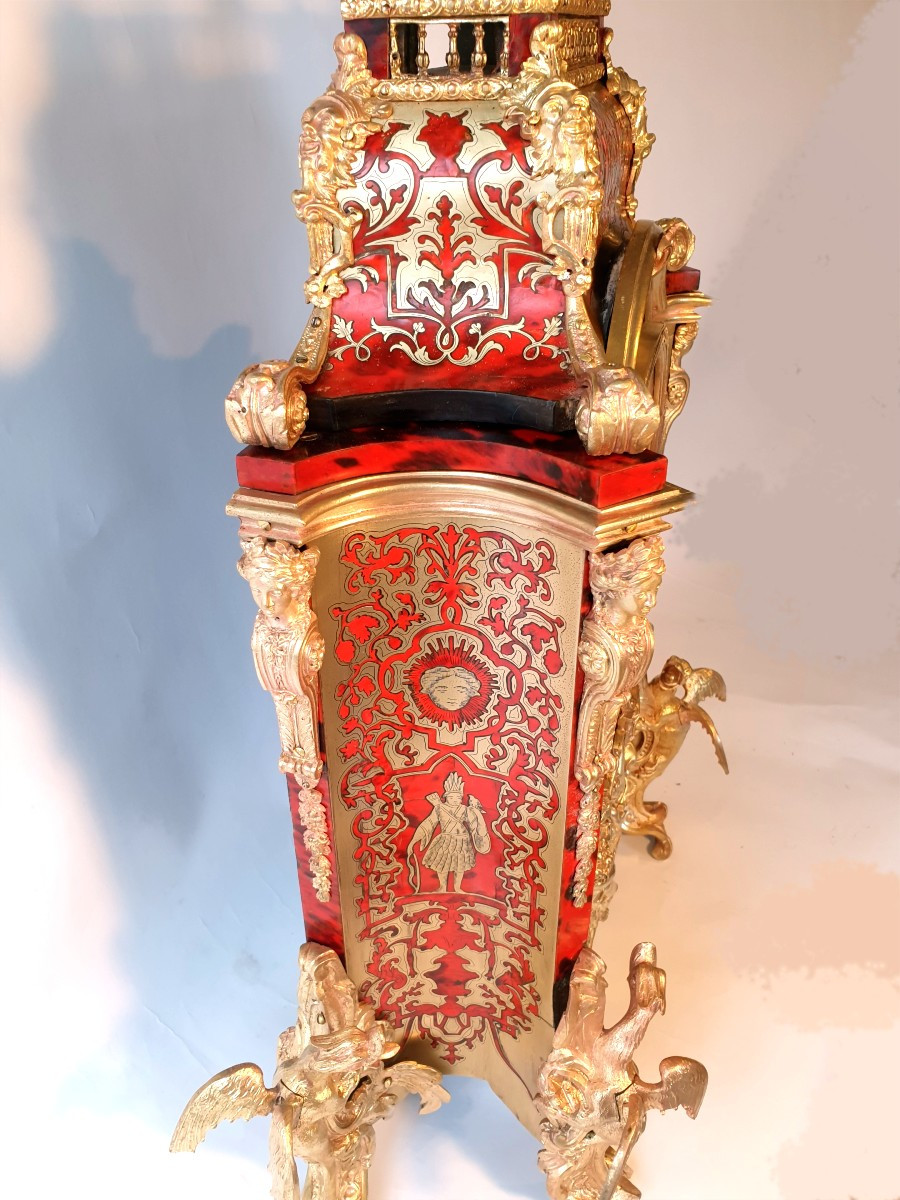 Cartel En Marqueterie Boulle -photo-3