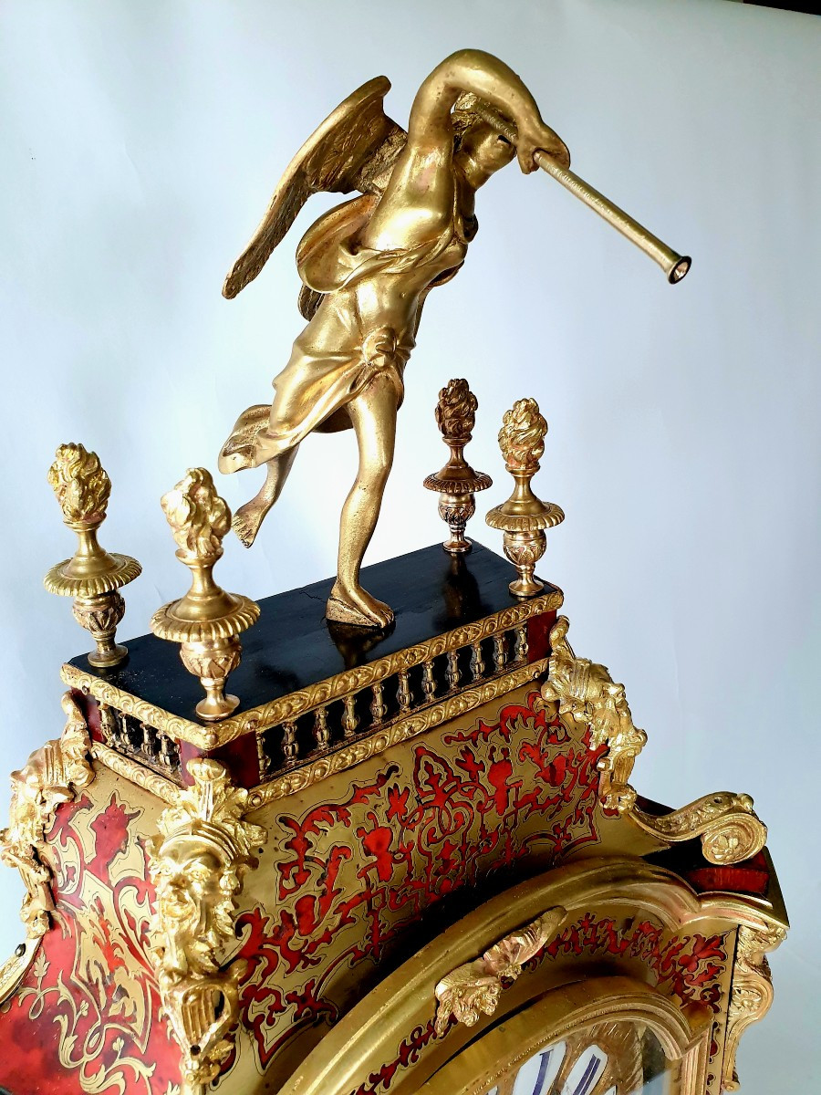 Cartel En Marqueterie Boulle -photo-4