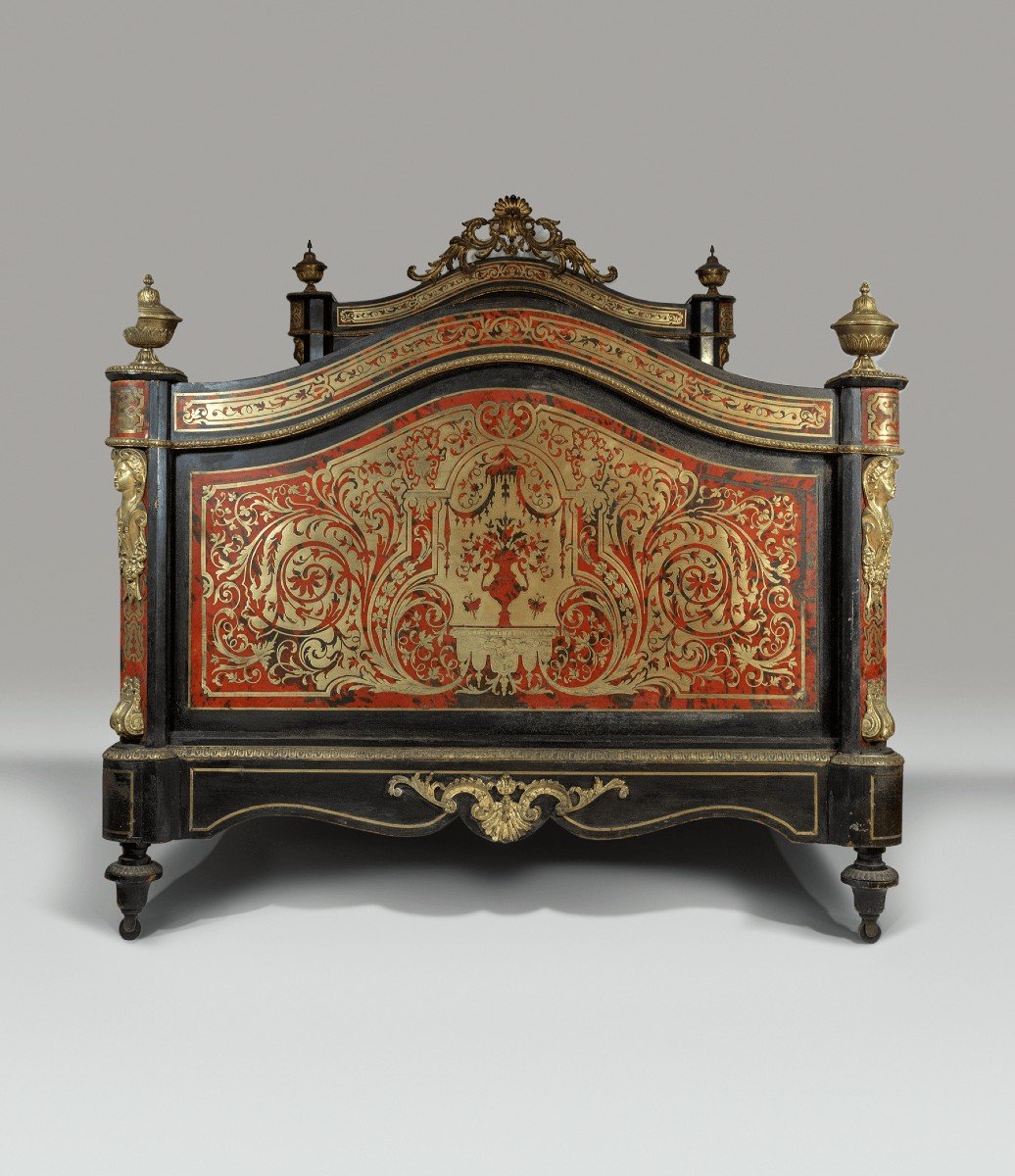 19th Century Boulle Bed.