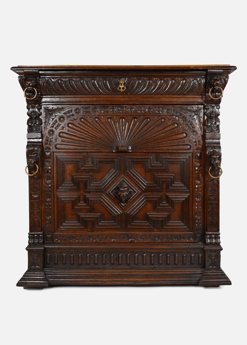 Un Cabinet De Style Néo-renaissance Du Début Du XXe Siècle.-photo-4