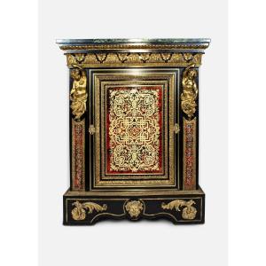 Massive Boulle Cabinet Monbro, Mid-19th Century .