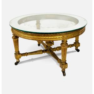 Louis XVI Style Table From The Second Half Of The 19th Century