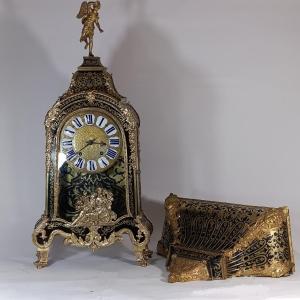 Grand pendule Boulle (140 cm) De Lorme à Paris. Vers 1740.