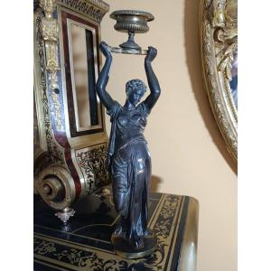 Sculpture en bronze. GEORGES-ÉMILE-HENRI SERVANT (1828- 1890)