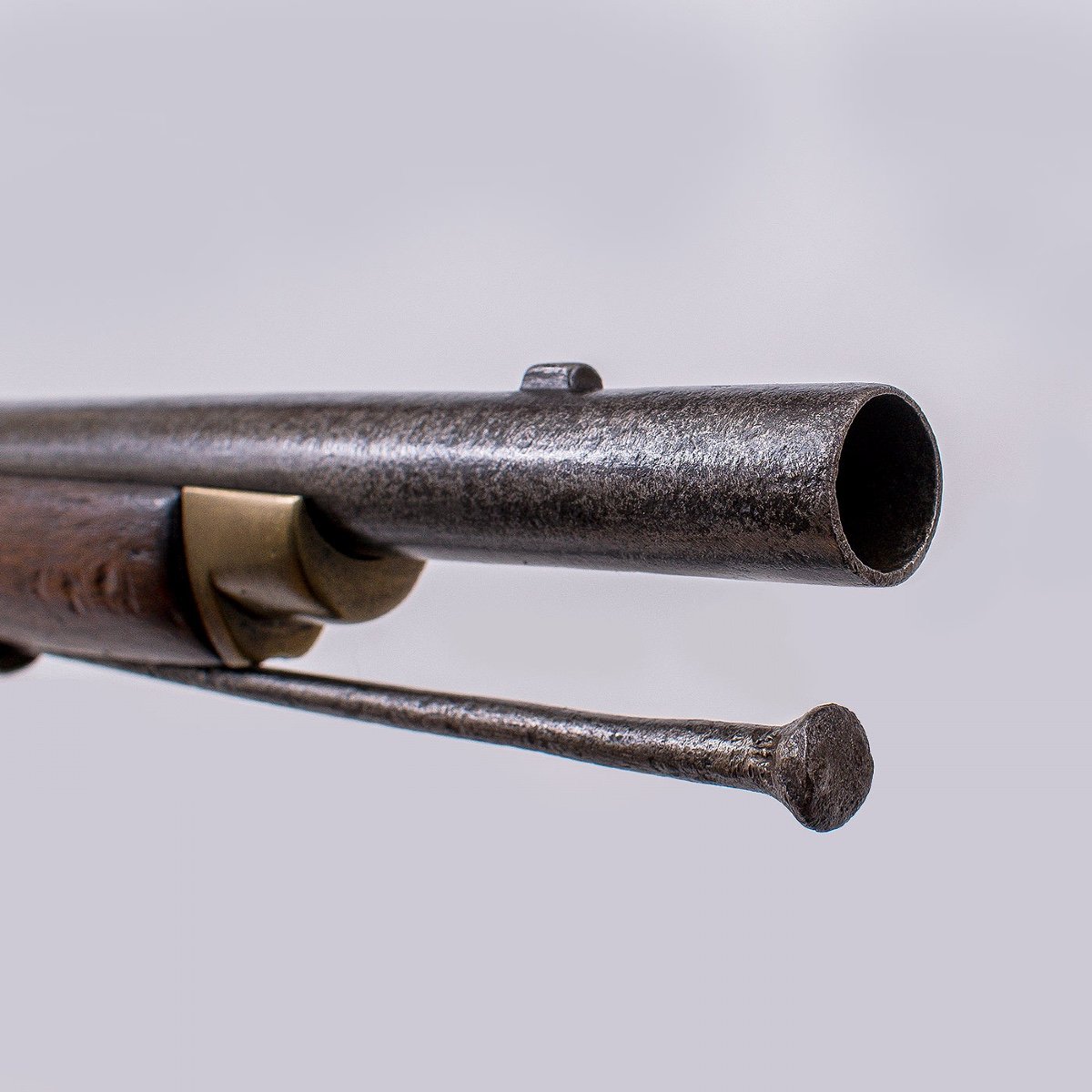 English Artillery Carbine, Brevete 1841 In Caliber .700 By Hollis And Sheath-photo-6