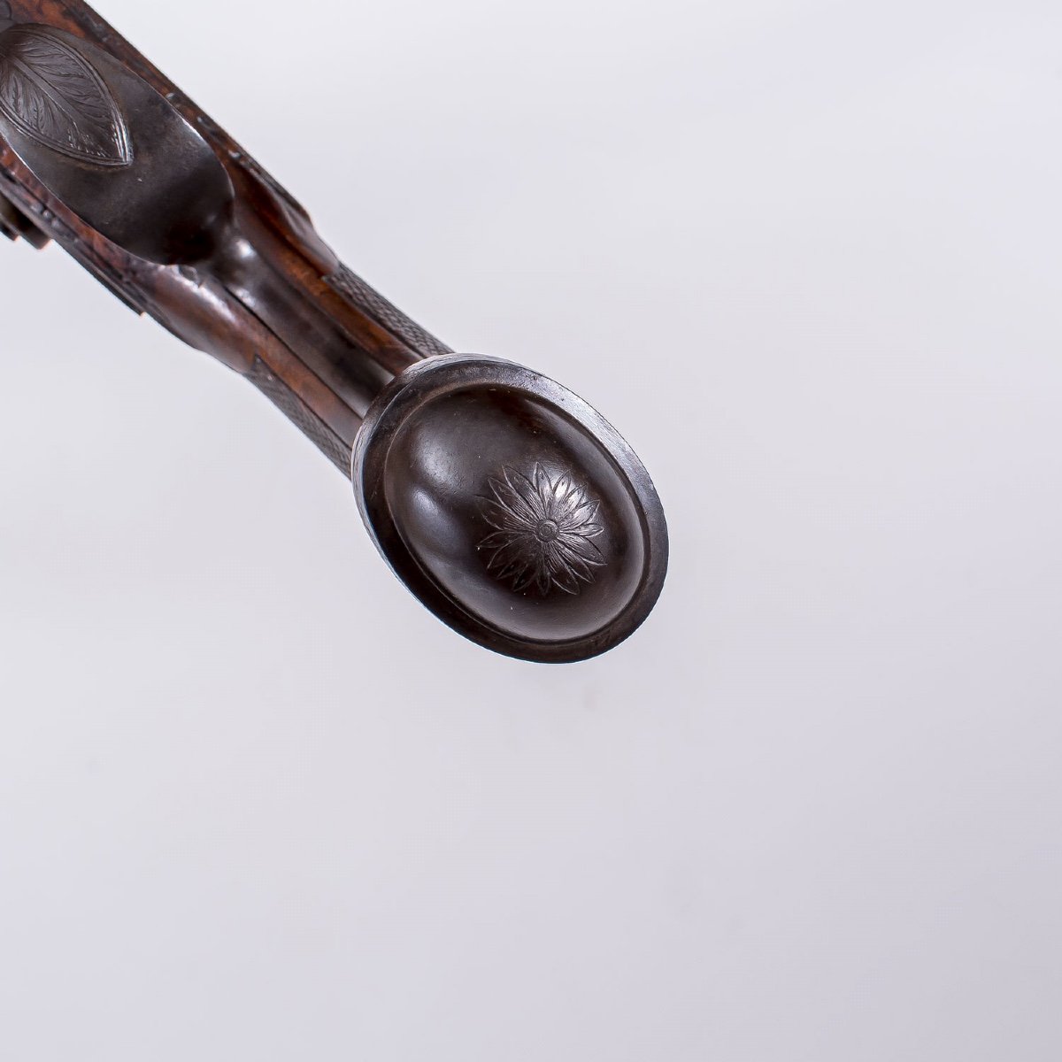 Officer's Pistol Converted From Flintlock To French Percussion, 19th Century-photo-4