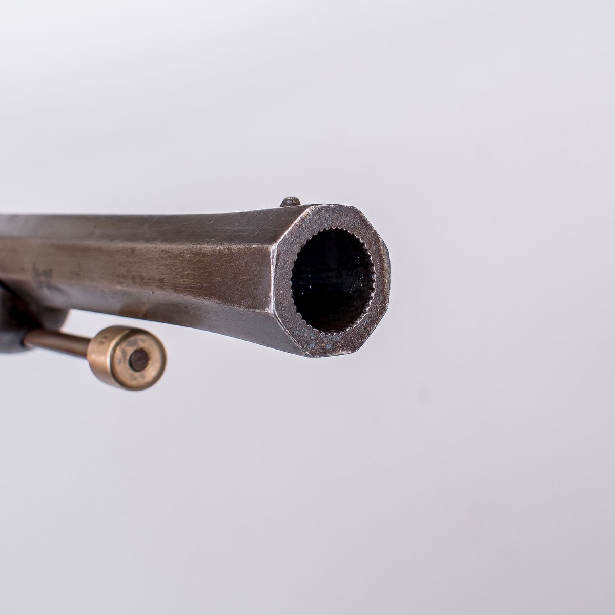 Officer's Pistol Converted From Flintlock To French Percussion, 19th Century-photo-5