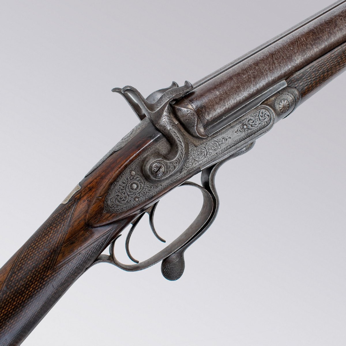 Side By Side Shotgun  English Cal 18mm