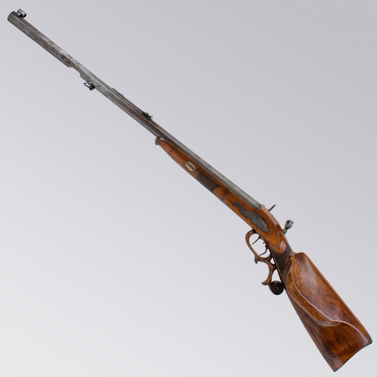 Carabine Type Zimmerstutzen à Percussion Allemande Reiger In Munchen Cal 4mm-photo-2