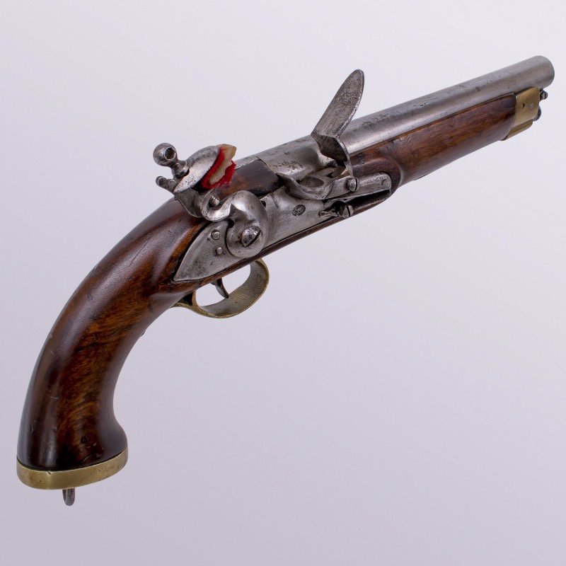 Pistolet East India Company à Silex, Contrat Perse - Milieu XIXe Siècle-photo-6