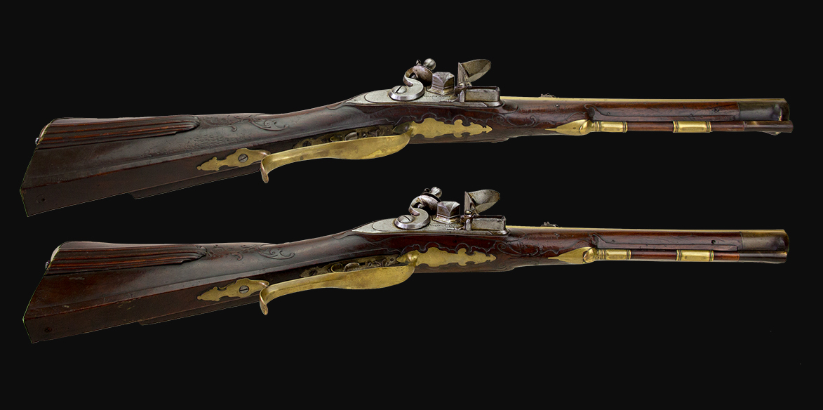 Paire De Carabines Autrichienne 1740, Cal 40-photo-4