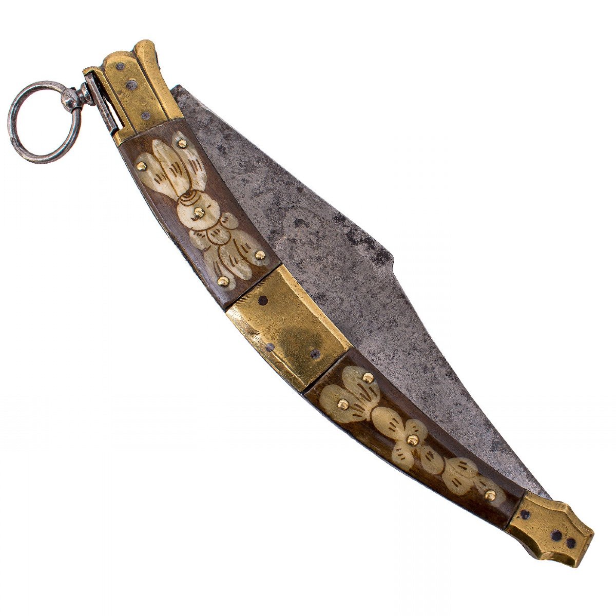 Large Folding Knife Said Navaja, Spain Nineteenth-photo-4