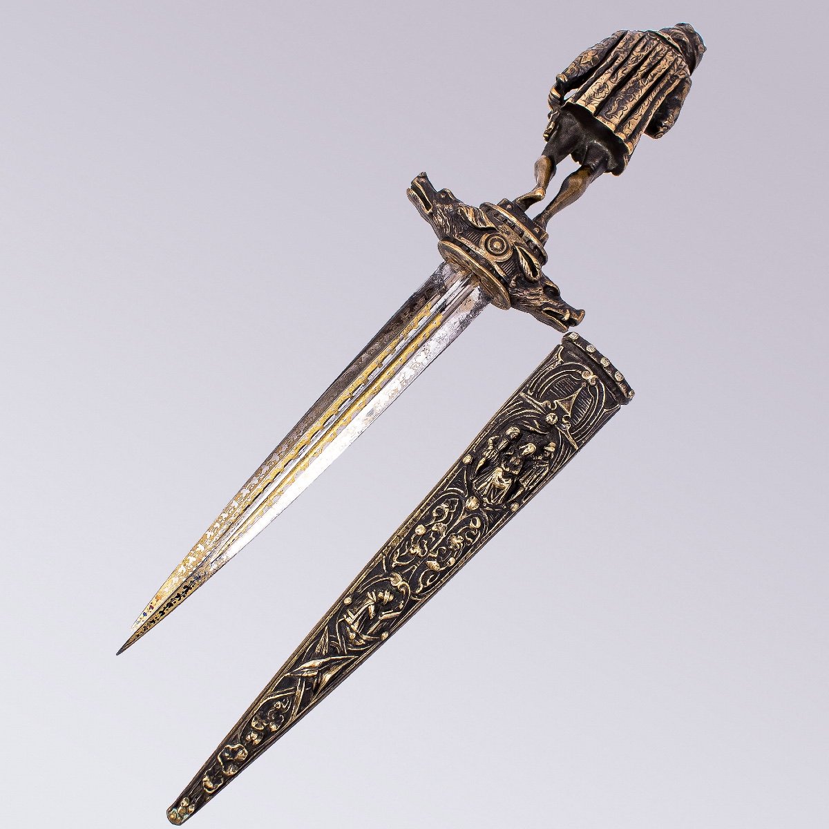 Romantic Dagger European Work, Mid XIXth Century-photo-2