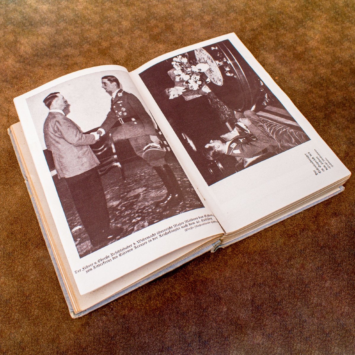 1941 Rare Nazi Pilot Book “mölders Une Seine Männer” By Major Fritz Von Forell-photo-1