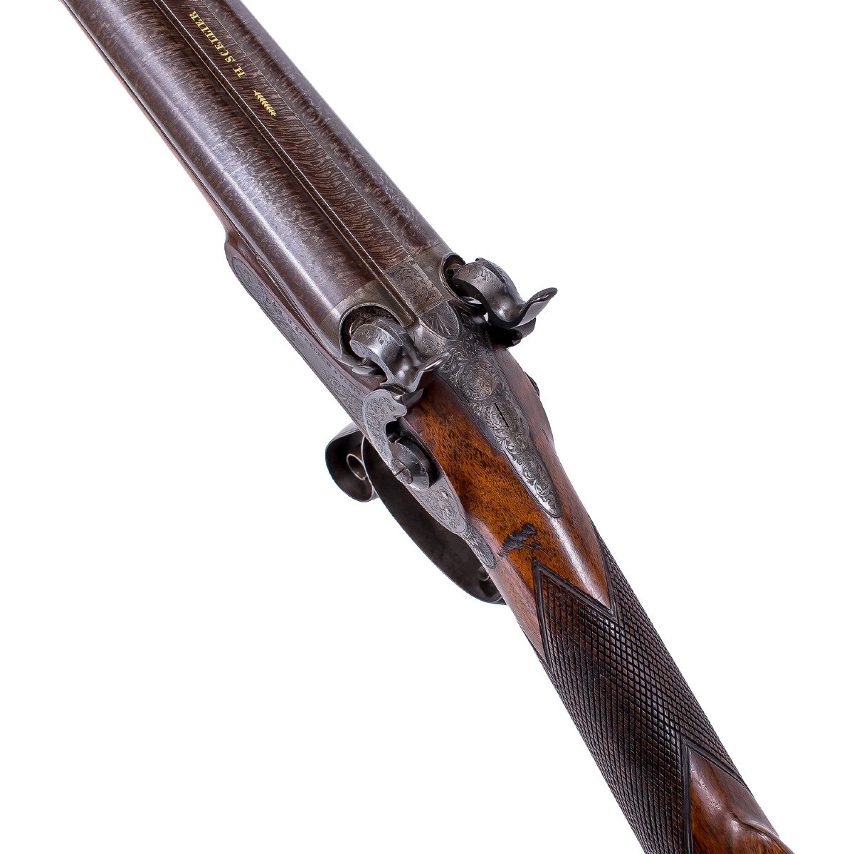 Shotgun “h Scellier In Paris” Percussion Cal 12-photo-2