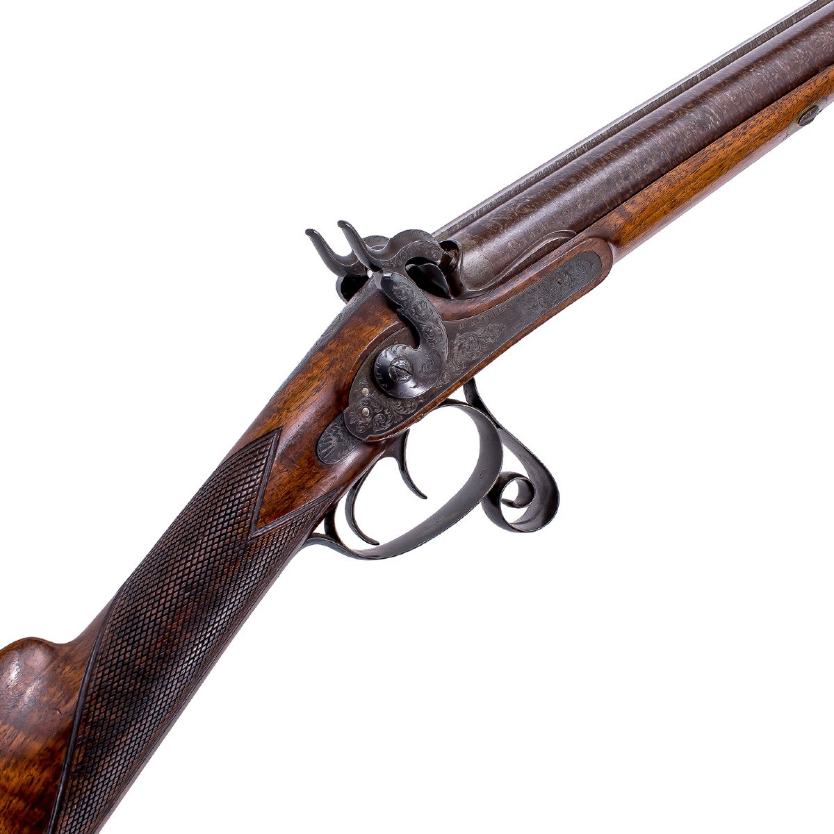 Shotgun “h Scellier In Paris” Percussion Cal 12