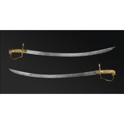 Superb British Cavalry Officer's Saber Early 19th Century By Gill's Soho, London