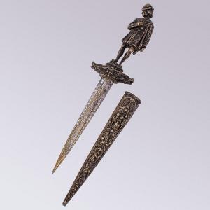 Romantic Dagger European Work, Mid XIXth Century