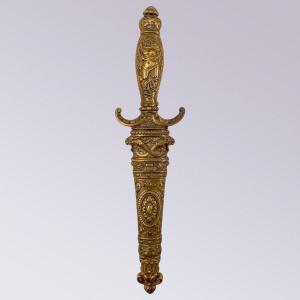 Romantic Or Virtue Dagger, 19th Century
