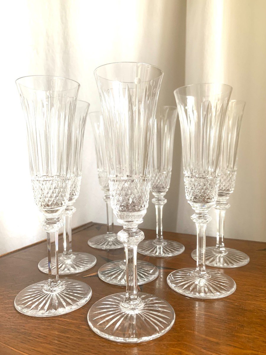 Flûtes à Champagne Modèle "tommy" Cristallerie St Louis-photo-3