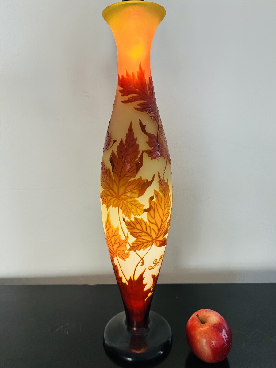émile Gallé “autumn Leaves” Vase