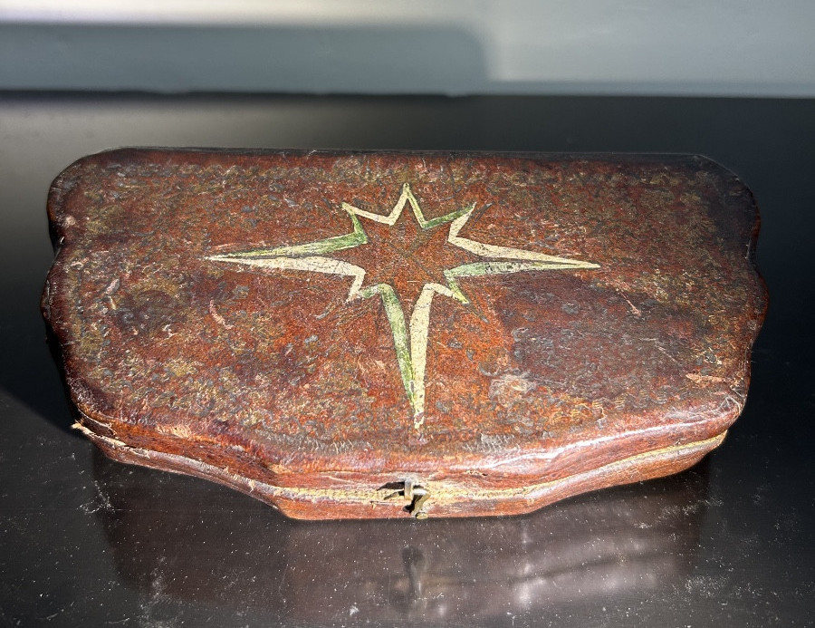 écrin à Bijoux Cuir époque XVIII