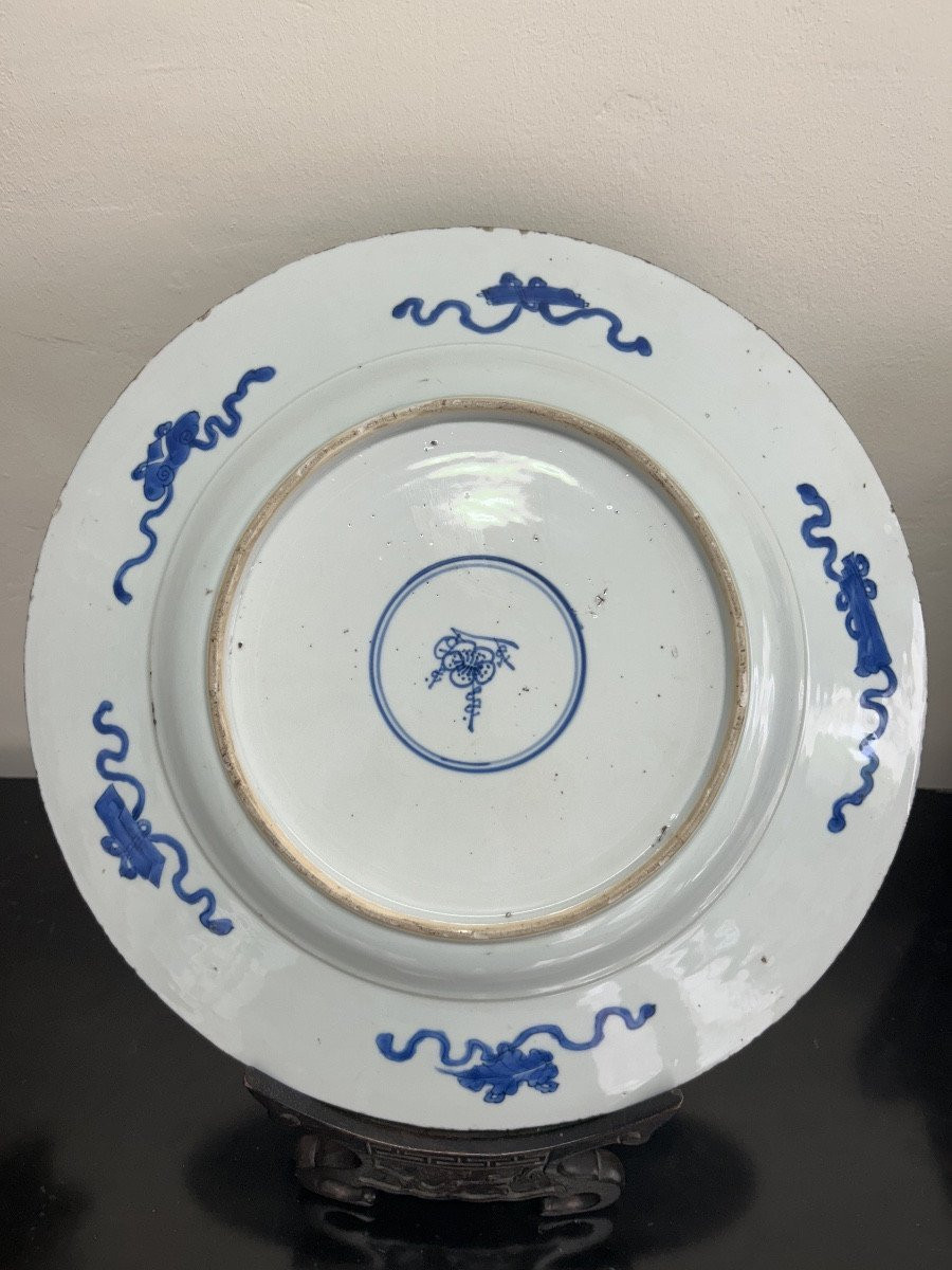 Grand Plat Porcelaine De Chine Kangxi-photo-2