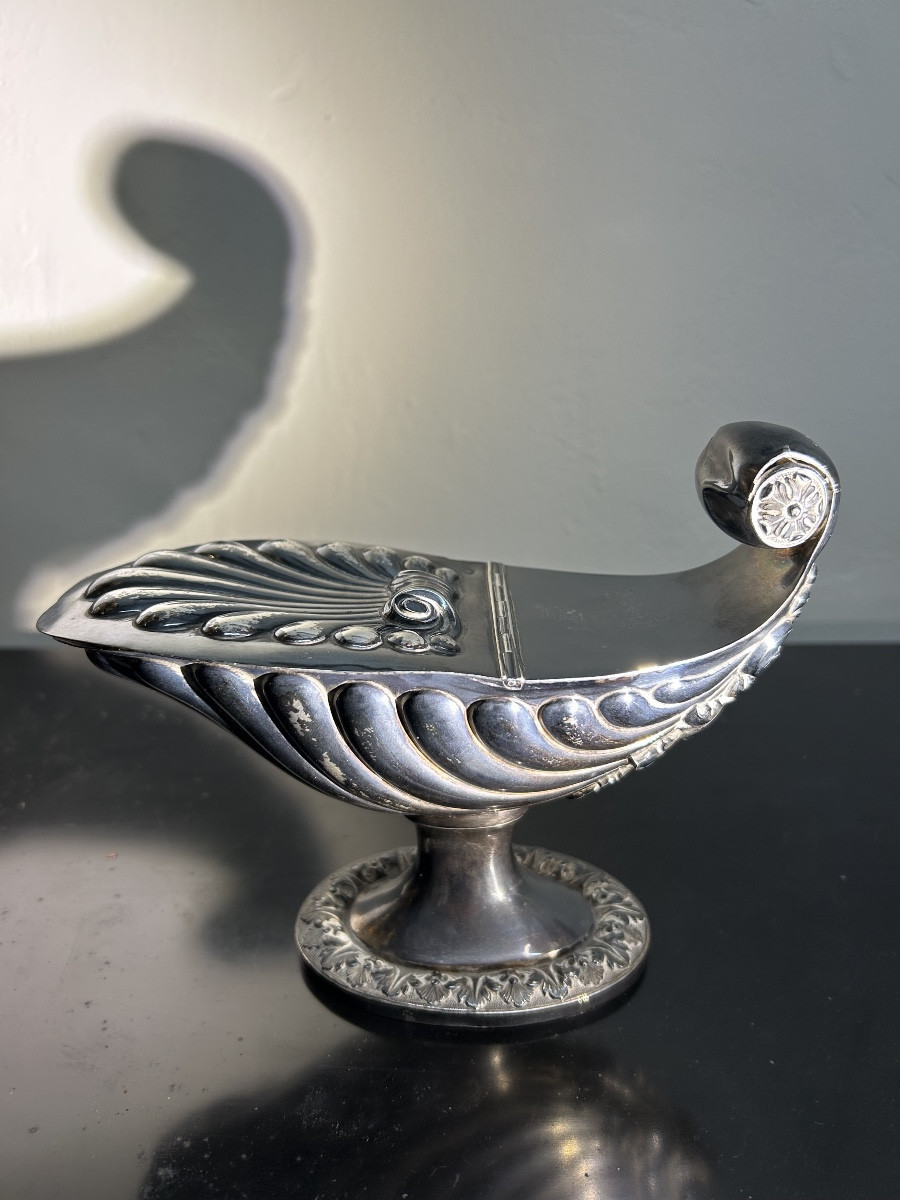 Navette à Encens en Argent