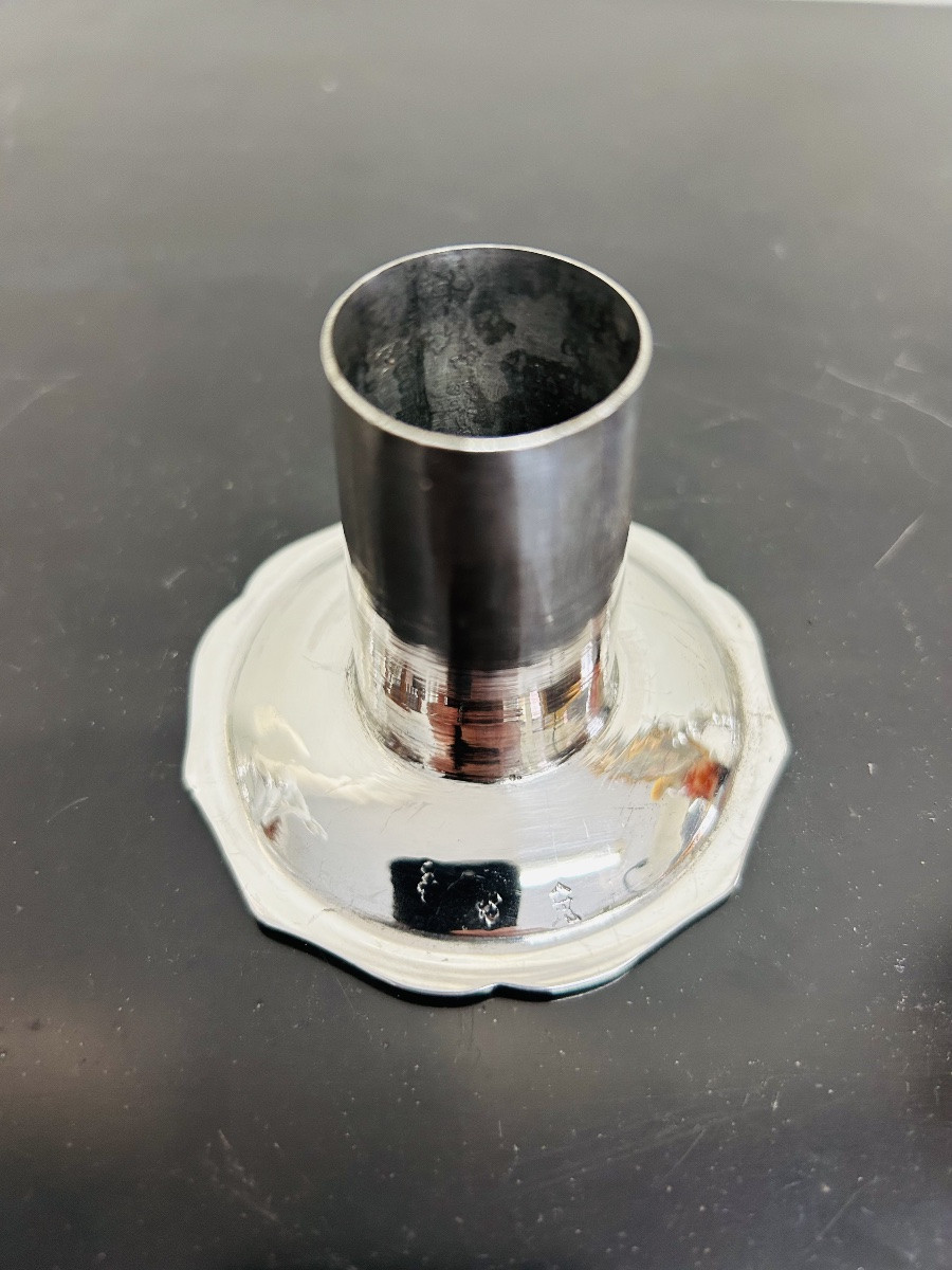 Pair Of Silver Torches, Lille, 18th Century-photo-4