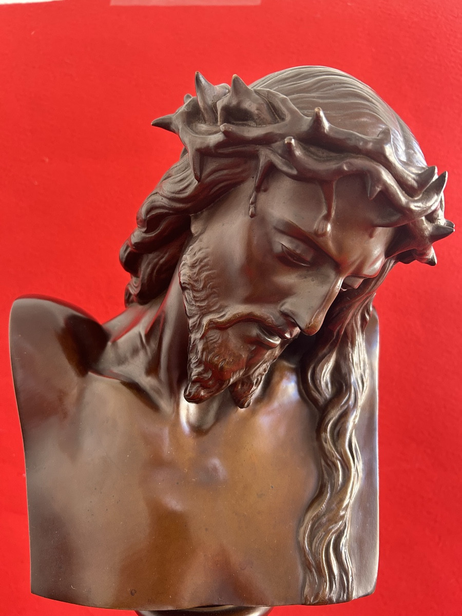 Jesus Christ Bronze Bust-photo-2