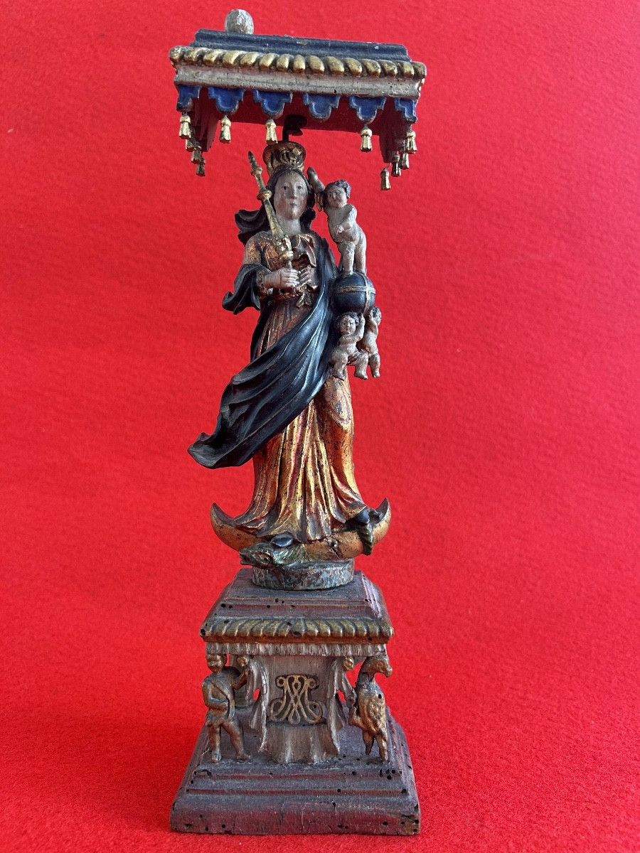 Virgin Carved Wood Baroque Period