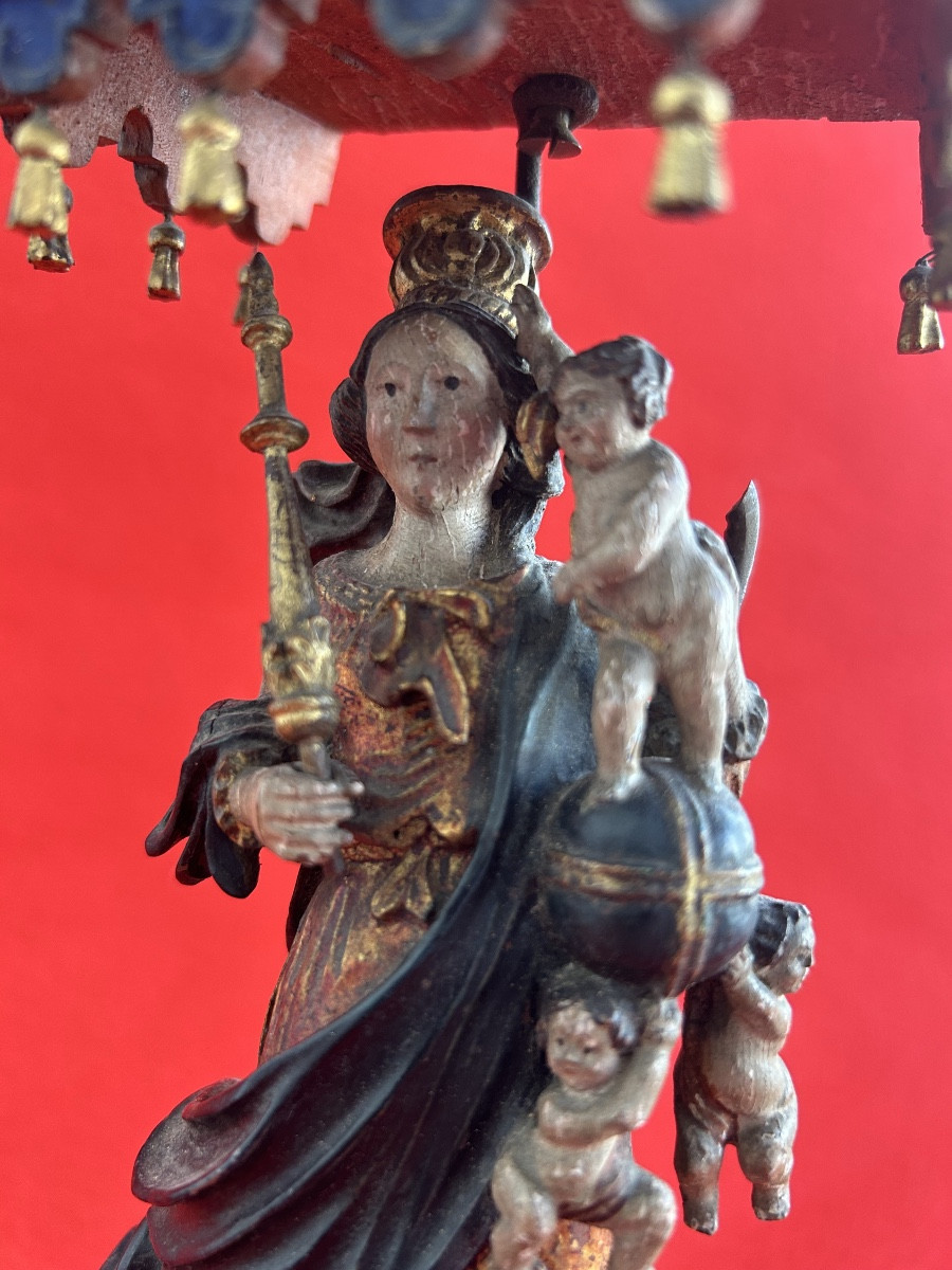  Vierge au Dais Époque Baroque