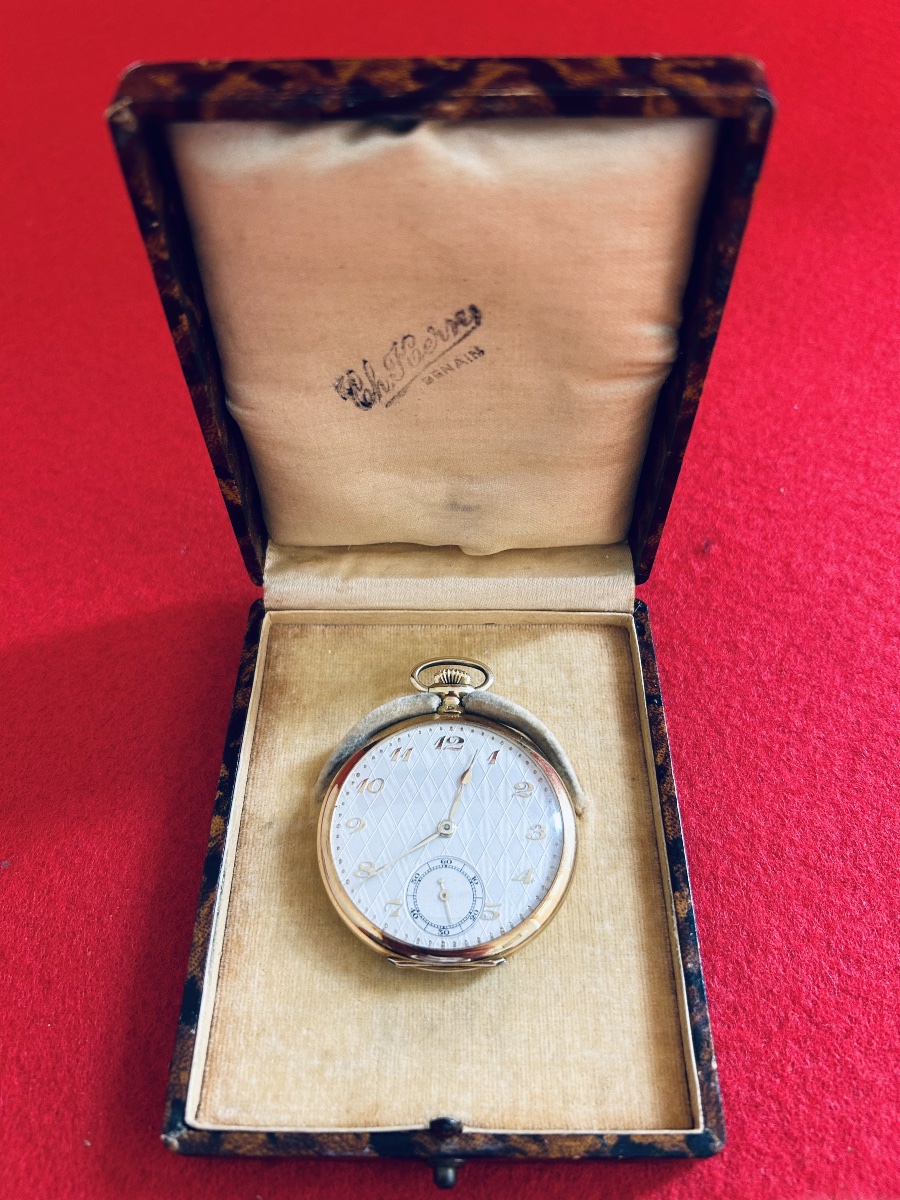 Montre Gousset Art Deco Or 18k-photo-2
