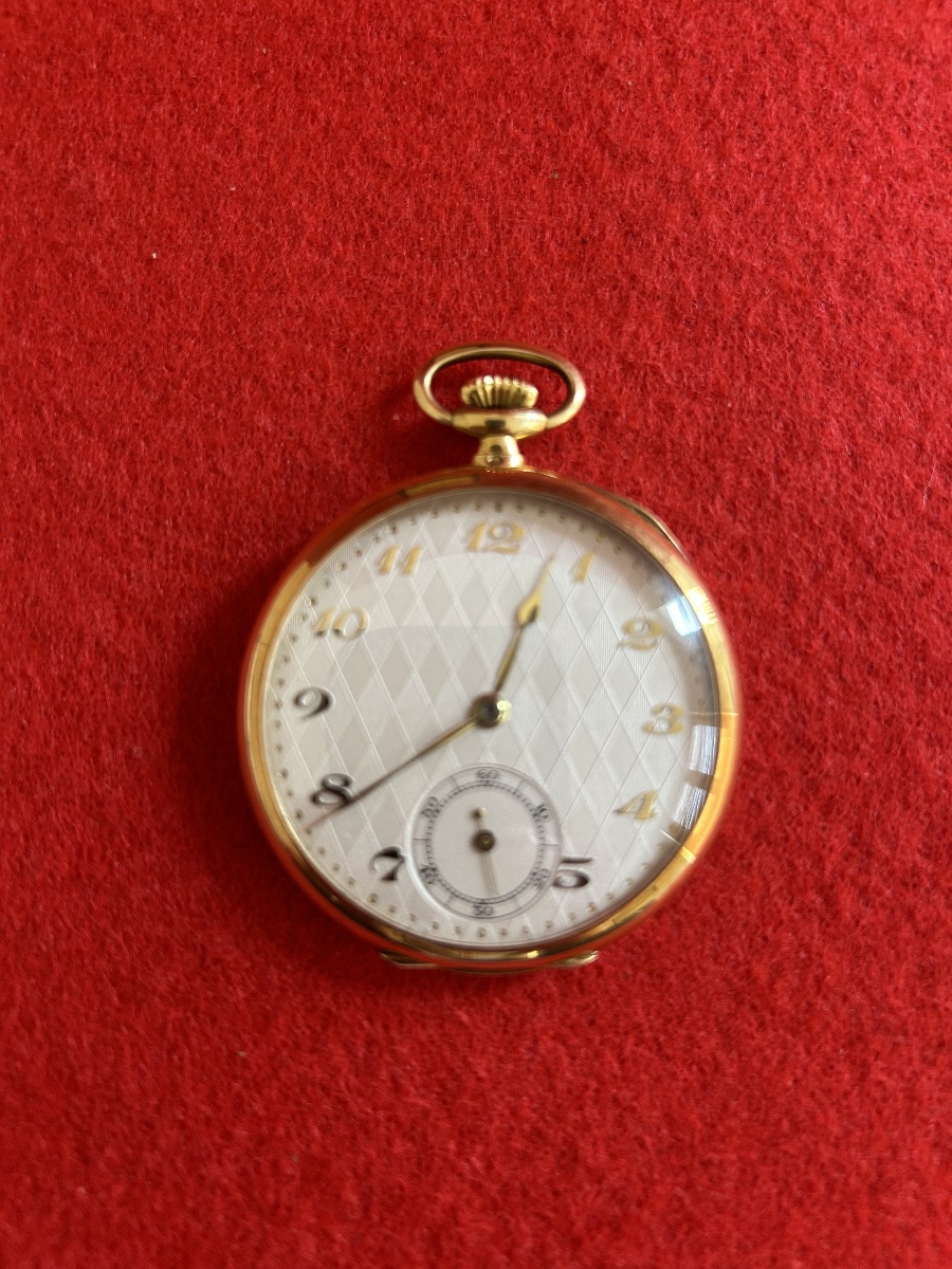 Montre Gousset Art Deco Or 18k-photo-4