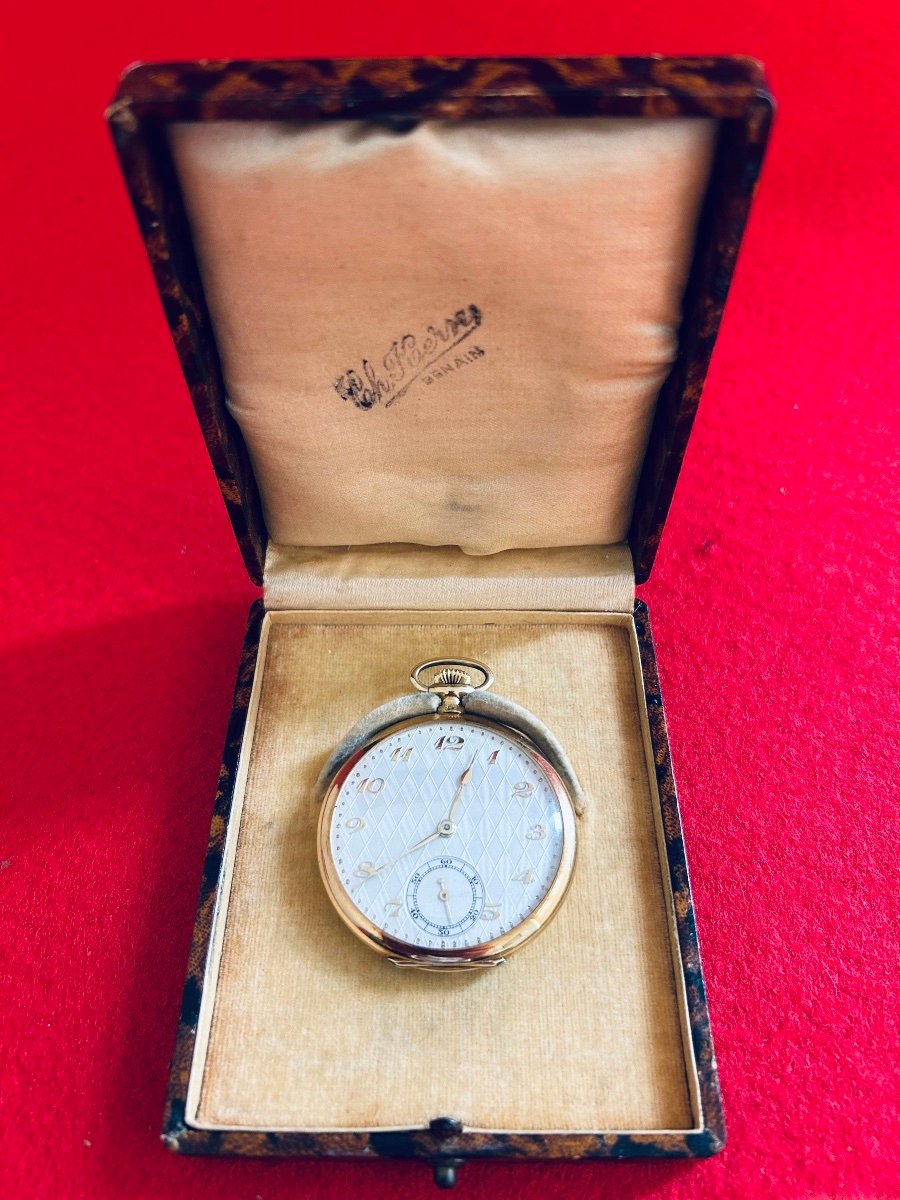 Art Deco 18k Gold Pocket Watch