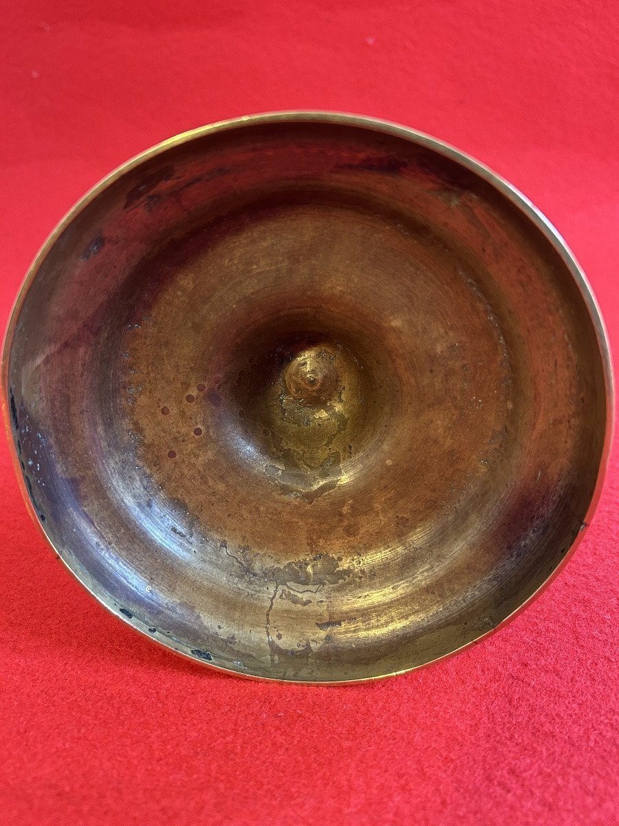 Flambeau bronze doré (Epoque Louis XVI)-photo-2
