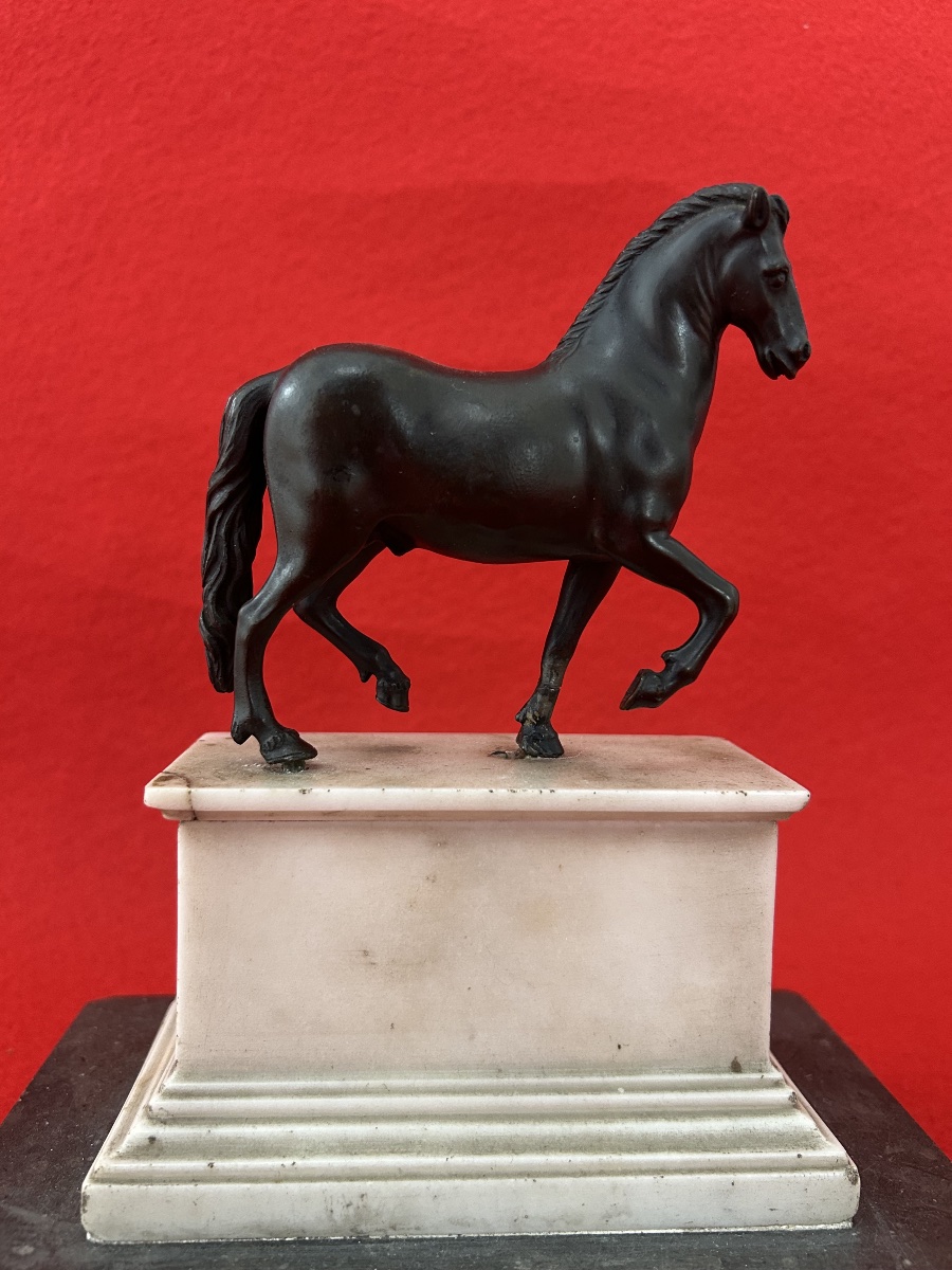 Cheval en bronze style Renaissance 